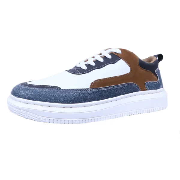 Zodack Canyon Edge Sneakers (White & Denim Blue) - Image 2
