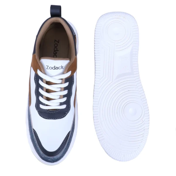 Zodack Canyon Edge Sneakers (White & Denim Blue) - Image 5